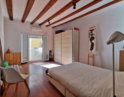 Barcelona long term rental – 1 bedroom apartment and comun terrace – El Raval